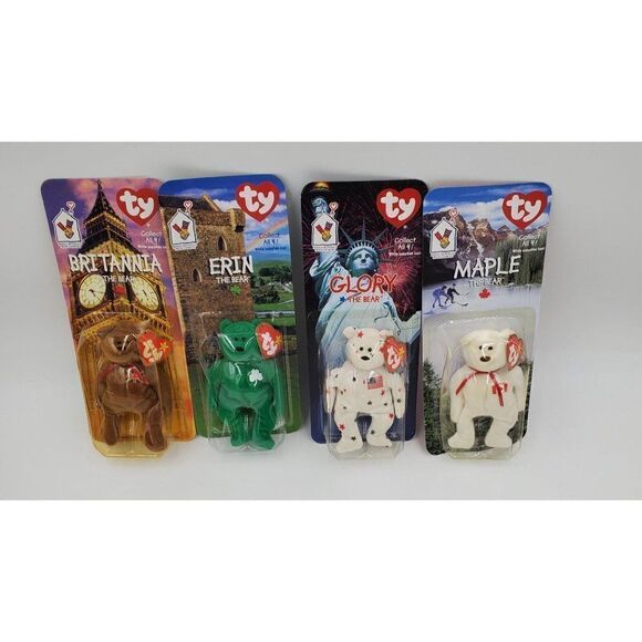 McDonalds Happy Meal Toys Ty Beanie Babies International Bears